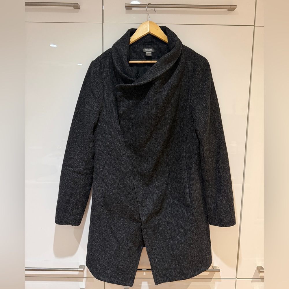 H&M Men’s Charcoal Cowl Neck Coat